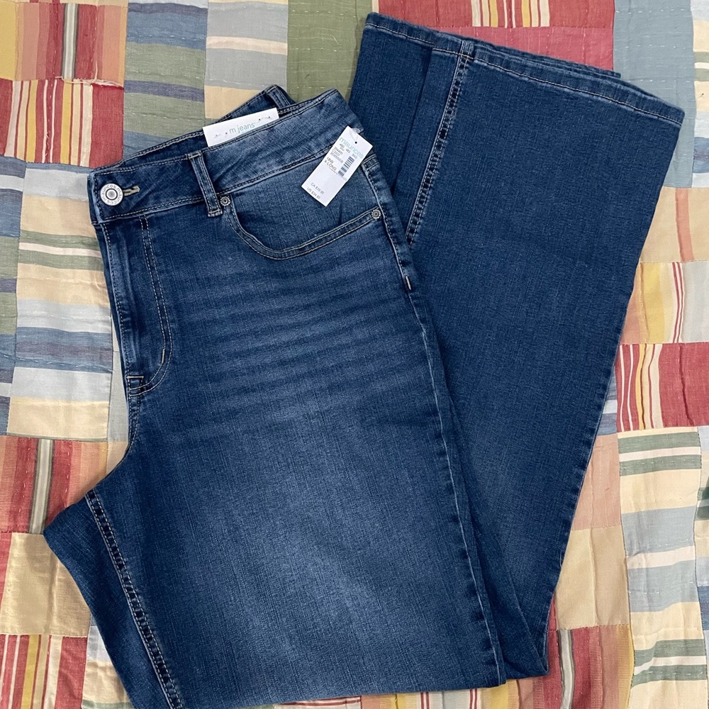 Maurice’s 18w-X-Long classic Flare- mid rise (NWT)